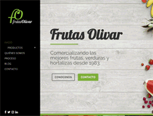 Tablet Screenshot of frutasolivar.com